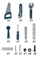 Juguete Juego Set Valija Taller Herramientas Babymovil - Imagen 6