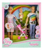 Muñeca Tiny Familia Futura Mamá Mama Embarazada Bebe Hija - Imagen 7