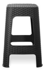 Banqueta Banquito Apilable Símil Ratan Plástico X4 Babymovil - Imagen 6