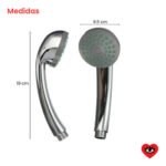 Duchador De Mano Cromado Lluvia Soporte Y Flexible 1,20m - Imagen 11