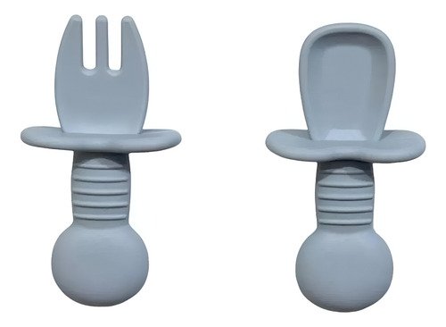 Set De Cubiertos De Entrenamiento De Silicona Babies Co