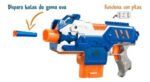 Juguete Arma Pistola Dardos Blaster Niños Babymovil - Imagen 2