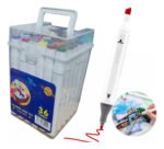 Pack Set Arte Marcadores Fibrones Plumones Doble Punta X 36u - Imagen 4