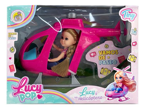 Muñeca Lucy Pop Y Su Helicoptero 55025