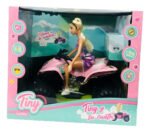 Muñeca Tiny Y Su Cuatriciclo Articulada Ar1 54926 Ellobo