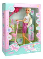Tiny Muñeca Con Monopatin Y Accesorios - Imagen 3