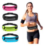 Riñonera Deportiva Correr Running Celular Llaves Impermeable - Imagen 5