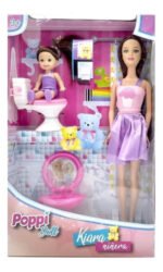Juguete Muñeca Kiara Niñera Con Baño Accesorios Babymovil - Imagen 2
