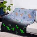 Manta Frazada Luminosa Soft Brilla En Oscuridad 1 1/2 Plaza - Imagen 14