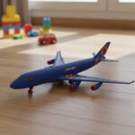 Juguete Avion De Pasajeros A Friccion Spiderman 40cm Color Azul - Imagen 4