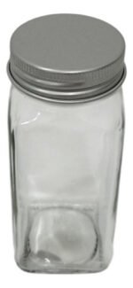 12 Especieros Vidrio Metal Organizador Cocina Color Especiero 8349