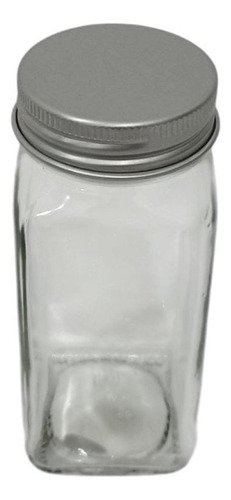 12 Especieros Vidrio Metal Organizador Cocina Color Especiero 8349