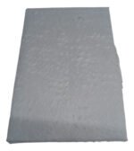 Cortina De Baño City Blanco Con Teflon Y Ganchos Liso Color Gris Oscuro Teflon Con Ganchos