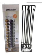 Porta Capsulas X 40 Nespresso Dos Guias Alambre Cromado - Imagen 4