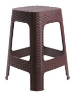 Banqueta Banquito Apilable Símil Ratan Plástico X4 Babymovil - Imagen 10