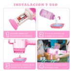 Juguete Pistola Bazuca Lanza Burbujas Burbujero Tiny - Imagen 9