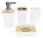 Set Baño X4 Piezas Plástico Bambu Cuadrado Baby Movil - Imagen 11