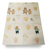 Alfombras De Bebe Con Animales Medidas 150 X 180 X 0,6 Cm Reversible Antigolpes Para Gatear Y Jugar En Bolsa Sebigus 55468 Nude