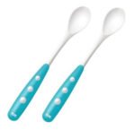 Set 2 Cucharas Bebe Nuk Largas Plasticas + 6 Meses Babymovil
