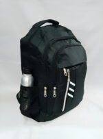 Mochila Clasica Estilo Escolar 46x31x14 Reforzada Urbana Color Negro Diseño De La Tela Liso - Imagen 4