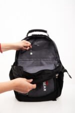 Mochila Antirrobo Porta Notebook Reforzada Urbana Viaje Color Negro Diseño De La Tela Liso - Imagen 4