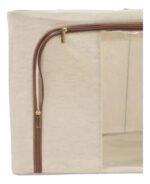 Organizador Placard Ropa Frazada Plegable Con Visor 50x40x31 - Imagen 3