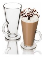 X6 Unidades Jarros Submarino Cafe Vaso Vidrio 285ml Transparente - Imagen 2