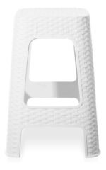 Banqueta Banquito Apilable Símil Ratan Plástico X4 Babymovil - Imagen 2