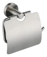 Porta Rollo Papel Higiénico Kemu Acero Inoxidable Pared Con Tapa - Imagen 3