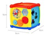 Cubo Didactico Bebe Piano Musica Encastre Reloj Babymovil - Imagen 6