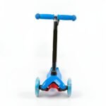 Monopatín 3 Ruedas Infantil Niños Freno Luz Colores Color Celeste - Imagen 4