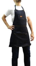 Delantal Unisex Jean Gastronomico Cocina Barberia Asador