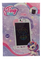 Pizarra Mágica Multicolor Tablet Tiny Escritura Rosa Rosa Ju