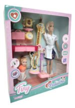 Muñeca Articulada Tiny Medica Pediatra Juguete Niñas Nenas - Imagen 2