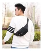 Riñonera Bandolera Cruzada Porta Celu Tarjetas Triple Cierre - Imagen 5