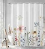 Cortina Baño Estampada Premium Quality 180x180 Con Ganchos - Imagen 54