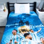 Juego Sabana Infantil Futbol 1 1/2 Pza Argentina River Boca - Imagen 9