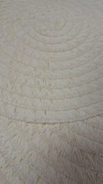 Pack X 6 Individuales De Mesa Deco Redondos Rusticos 38cm Color Natural Lisa - Imagen 3