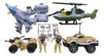 Juguete Set 2 Soldado Guerra Lancha Tanque Avion Helicoptero - Imagen 5
