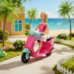 Juguete Muñeca 30cm Kiara Y Su Moto Accesorios Babymovil - Imagen 3