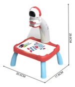 Mesa Didactica Con Proyector Dibujo Infantil Fibras Colorear Color Astronauta - Imagen 3