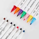 Pack Set Marcadores Fibrones Plumones Doble Punta X 60u Arte - Imagen 5