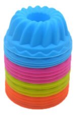 Molde De Silicona 23 Cm Flan Torta Biscochuelo Budin Horno