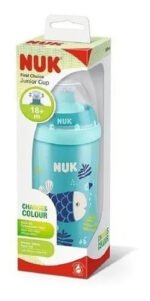 Vaso Antiderrame Junior Cup Cambio Color Nuk Color Azul Pez - Imagen 10