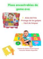 Pisos De Goma Grandes Eva Bebes Encastrables Babymovil - Imagen 2