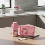 Set Lunchera Hermético Con Divisiones Vianda Escolar Vaso - Imagen 14