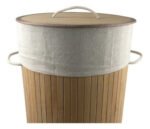 Cesto Bambú Canasto Organizador De Ropa  Funda Tela Lavable - Imagen 2