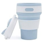 Vaso Plegable Jarro Térmico Mug Silicona Involcable Agarre - Imagen 2