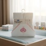 Toallón Con Capucha City Blanco Bebés 80x80cm Babymovil - Imagen 8