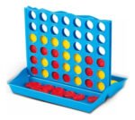 Juego De Mesa Estrategia 4 En Linea Grande Tablero Portatil